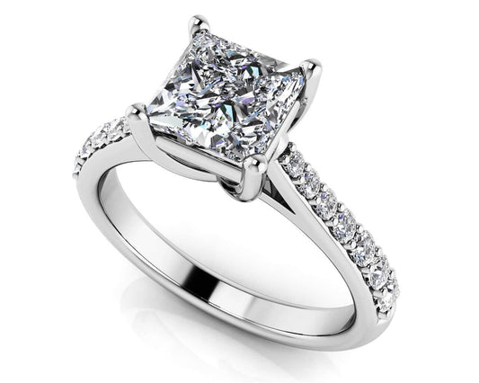 Timeless Princess Cut Engagement Ring