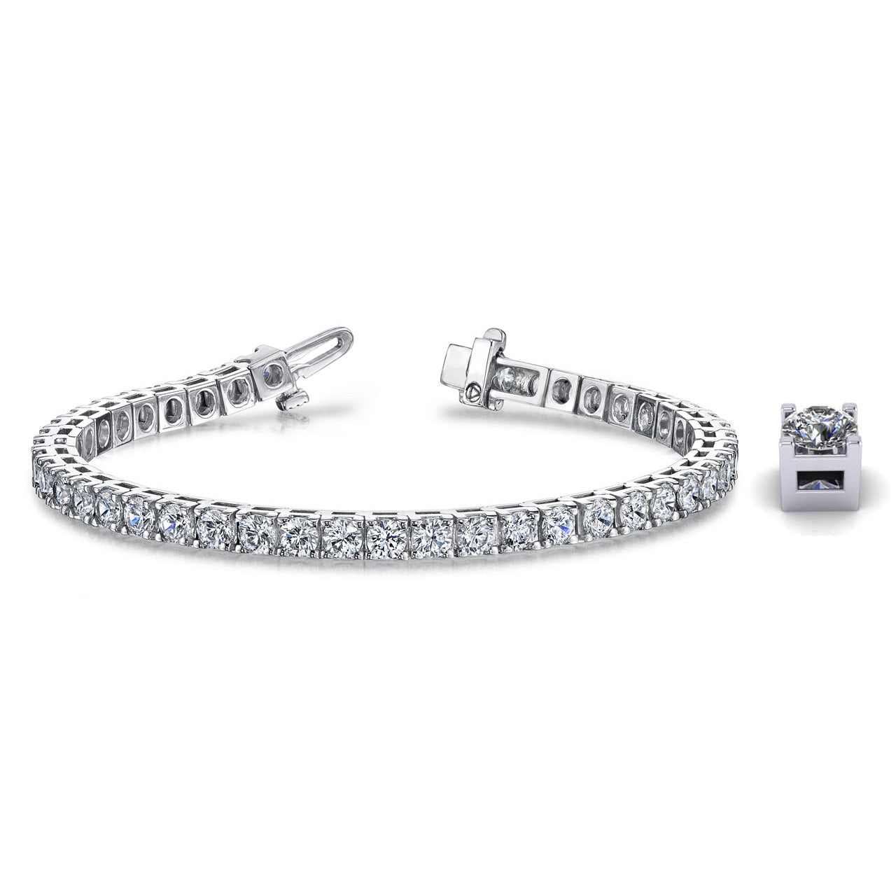 Classic 4 Prong Tennis Bracelet