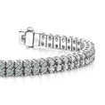 Load image into Gallery viewer, Timeless Two Row Diamond Tennis Bracelet
