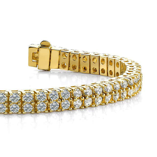 Timeless Two Row Diamond Tennis Bracelet