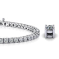 Load image into Gallery viewer, Four Prong Classic Tennis Bracelet
