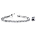 Load image into Gallery viewer, Four Prong Classic Tennis Bracelet
