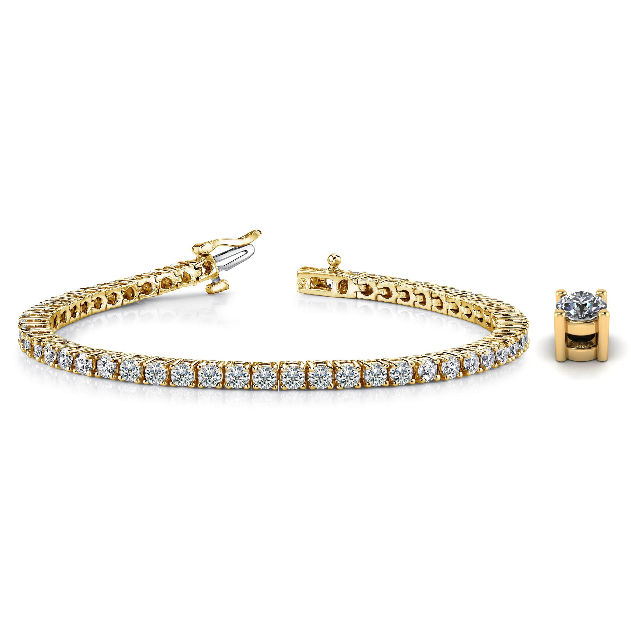 Four Prong Classic Tennis Bracelet