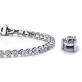 Load image into Gallery viewer, Timeless Three Prong Tennis Bracelet
