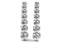 Load image into Gallery viewer, Prong Set Diamond Cascade Earrings
