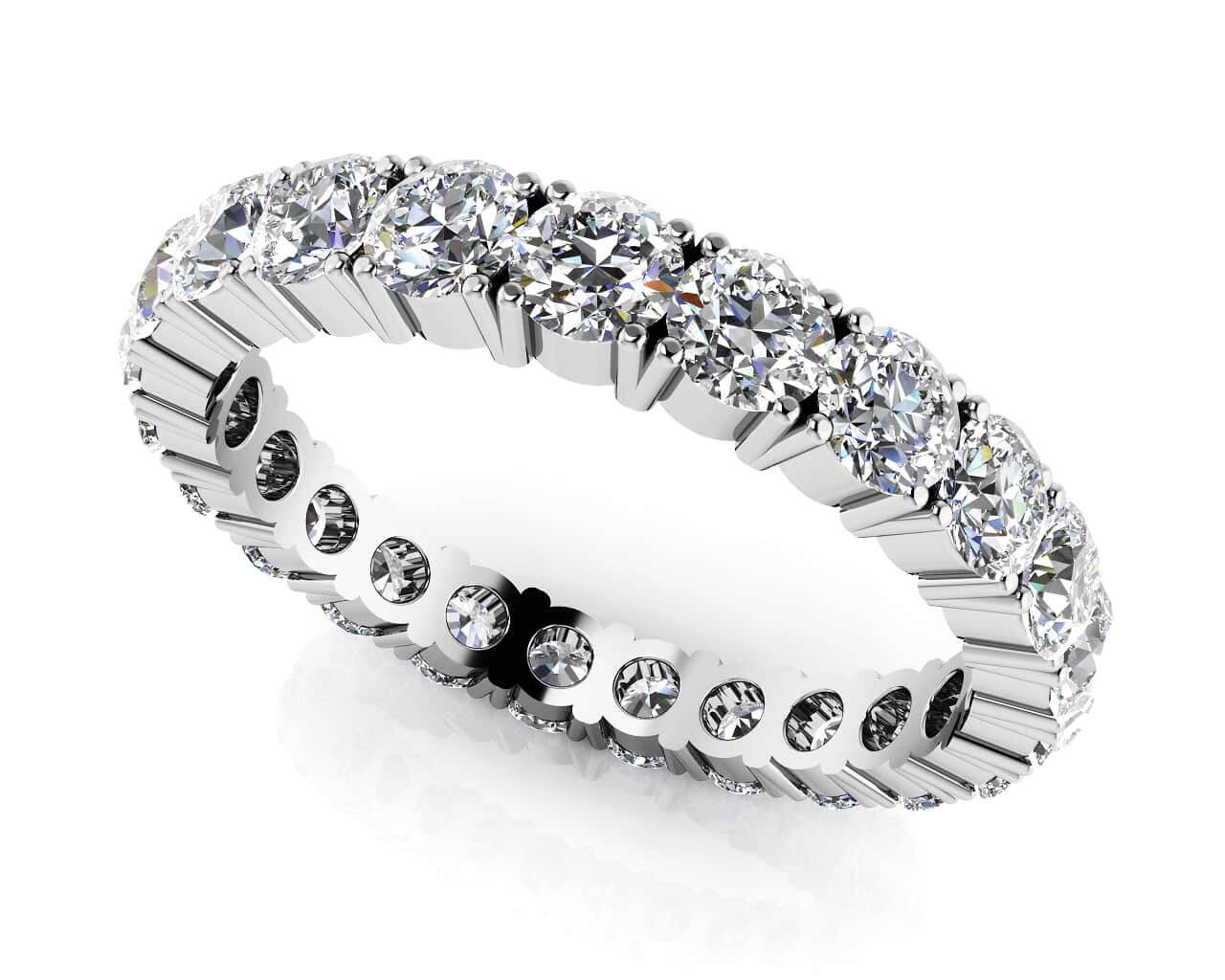 Everlasting Love Four Prong Diamond Eternity Ring