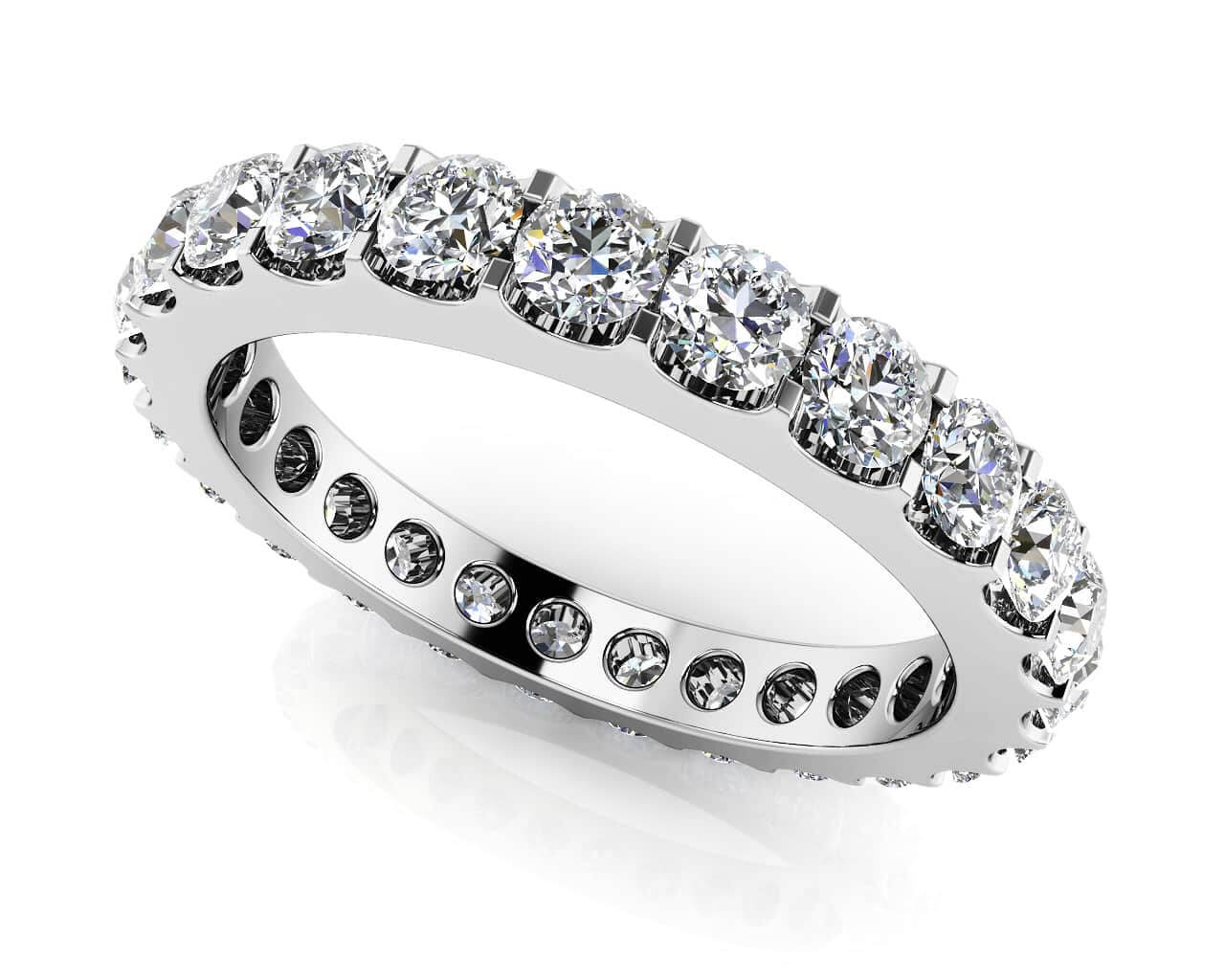 Shared Prong Diamond Eternity Band