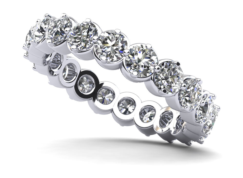 Uniquely Elegant Eternity Ring