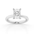 Load image into Gallery viewer, Lab Grown Radiant Cut Solitaire Ring
