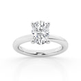 Load image into Gallery viewer, Lab Grown Oval Cut Solitaire Ring
