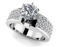 Load image into Gallery viewer, Triple Channel 6 Prong Engagement Ring
