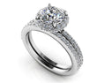 Load image into Gallery viewer, Enchanting Halo Diamond Engagement Set
