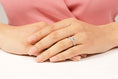 Load image into Gallery viewer, Two Rows Of Diamonds Engagement Ring
