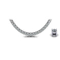 Load image into Gallery viewer, 4 Prong Riviera Diamond Necklace
