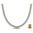 Load image into Gallery viewer, 4 Prong Riviera Diamond Necklace
