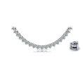 Load image into Gallery viewer, 3 Prong Riviera Diamond Necklace
