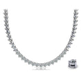 Load image into Gallery viewer, 3 Prong Riviera Diamond Necklace
