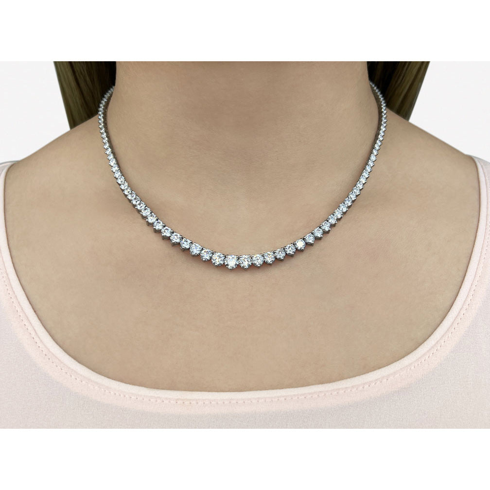 Graduated Red Carpet Diamond Necklace