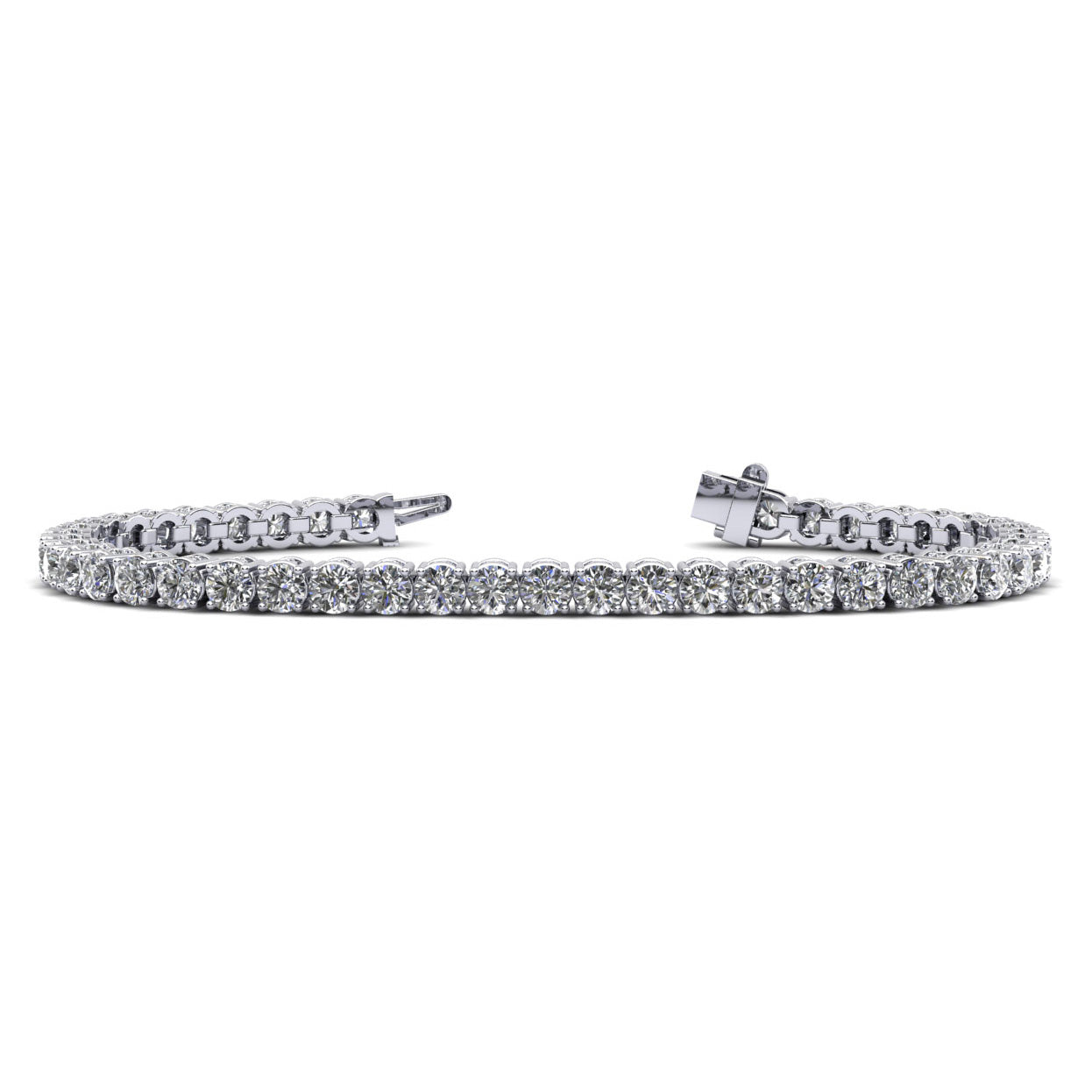 Ultimate Tennis Bracelet With Side Stones