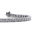 Load image into Gallery viewer, Princess Charm Diamond Tennis Bracelet
