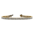 Load image into Gallery viewer, Princess Charm Diamond Tennis Bracelet
