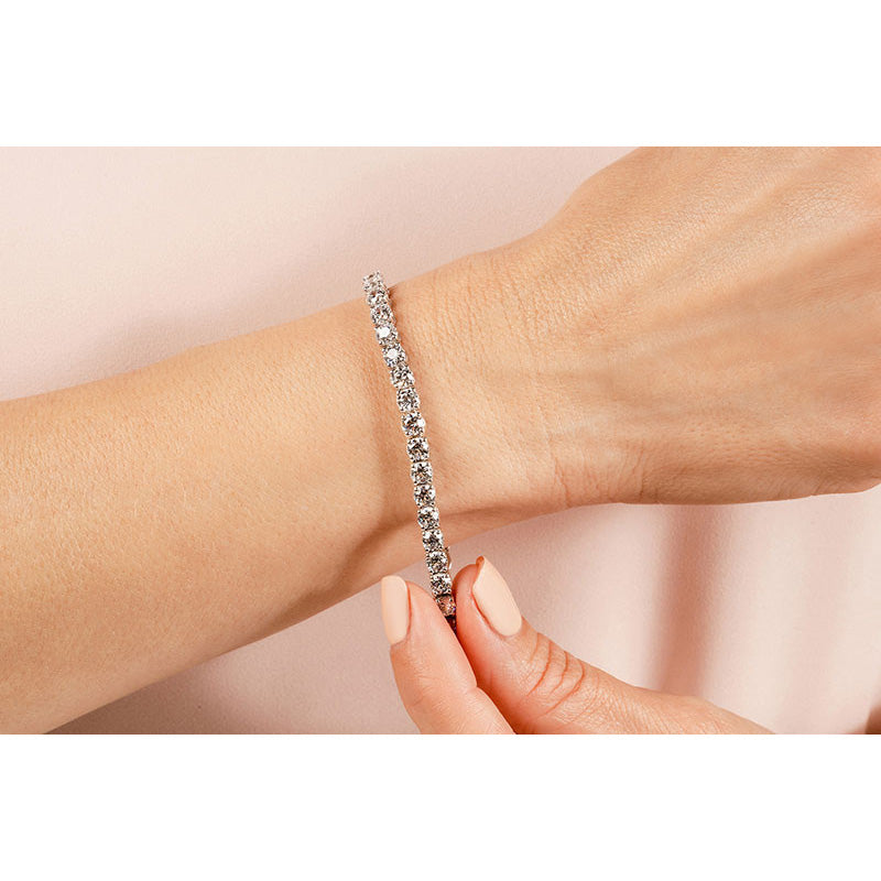 Sweetheart Diamond Tennis Bracelet