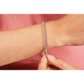 Load image into Gallery viewer, Alternating Diamond Tennis Bracelet
