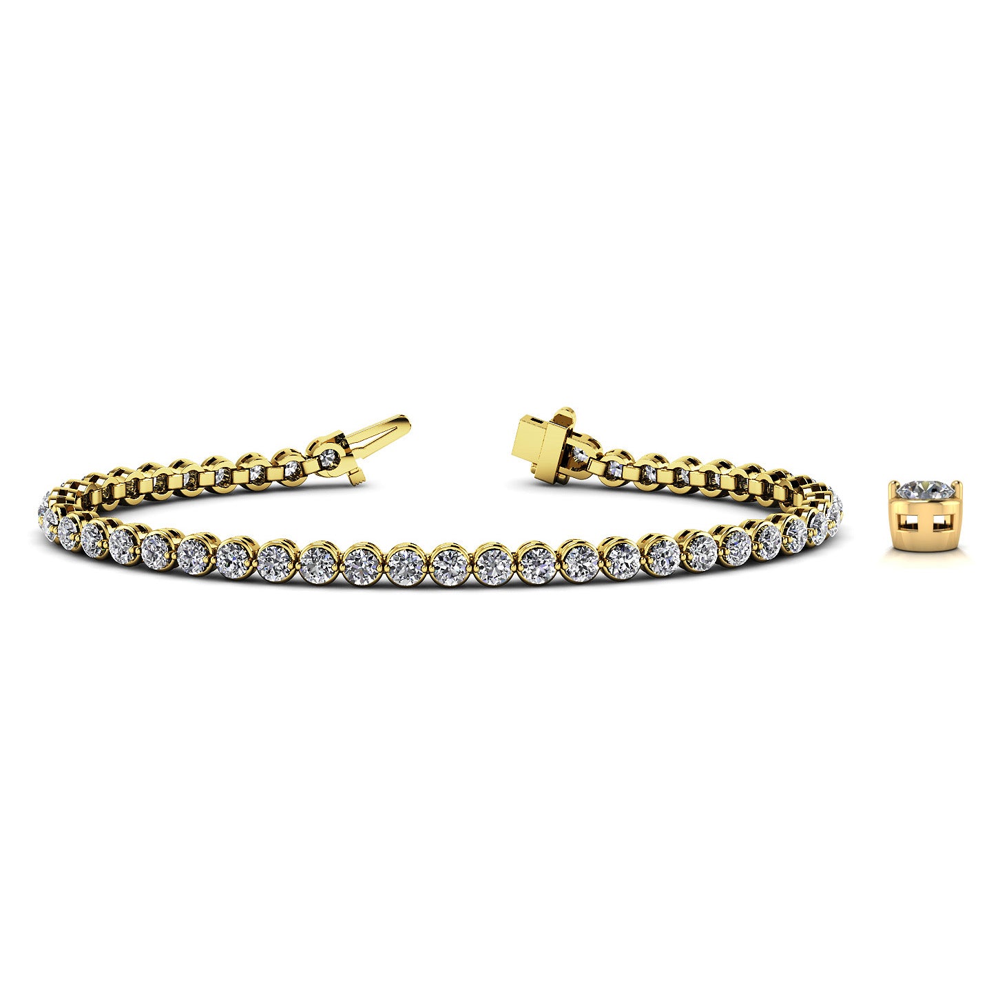 Dream Drops 2 Prong Diamond Tennis Bracelet