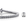 Load image into Gallery viewer, Enchanted Tulip Diamond Tennis Bracelet
