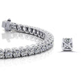 Load image into Gallery viewer, Tennis Bracelet With Round Diamonds And Swirl
