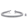 Load image into Gallery viewer, Tennis Bracelet With Round Diamonds And Swirl
