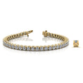 Load image into Gallery viewer, Tennis Bracelet With Round Diamonds And Swirl
