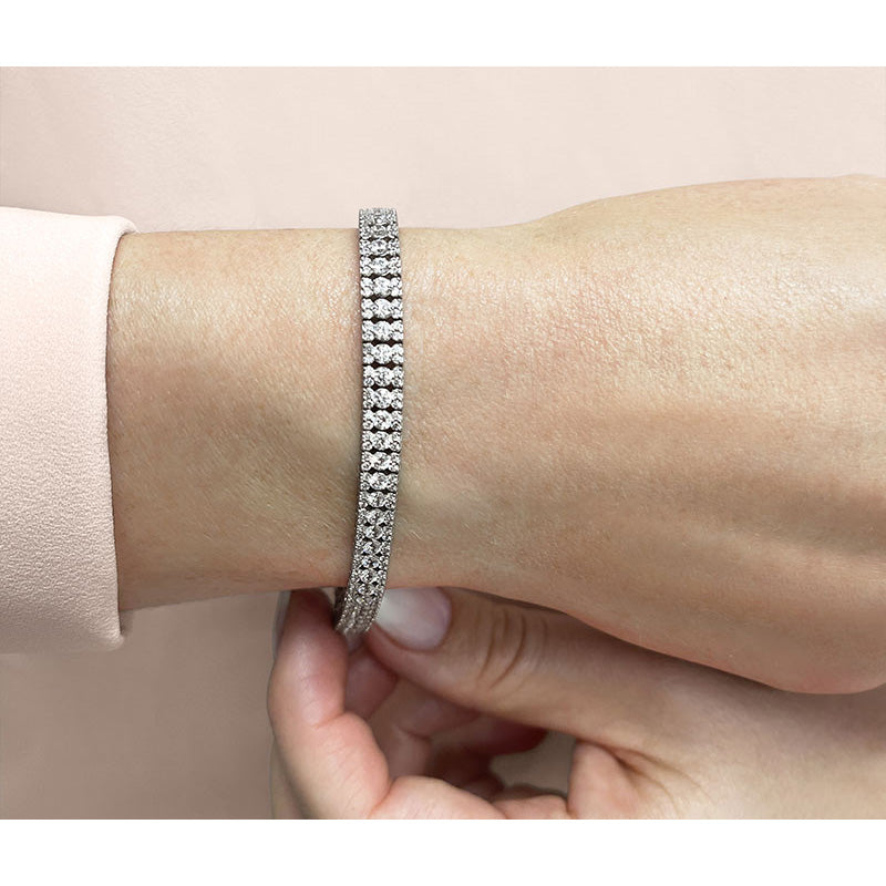 Radiant Diamond Tennis Bracelet