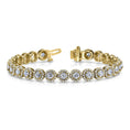 Load image into Gallery viewer, Round Halo Diamond Bracelet
