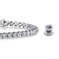 Load image into Gallery viewer, 2 Prong Brilliant Round Diamond Tennis Bracelet
