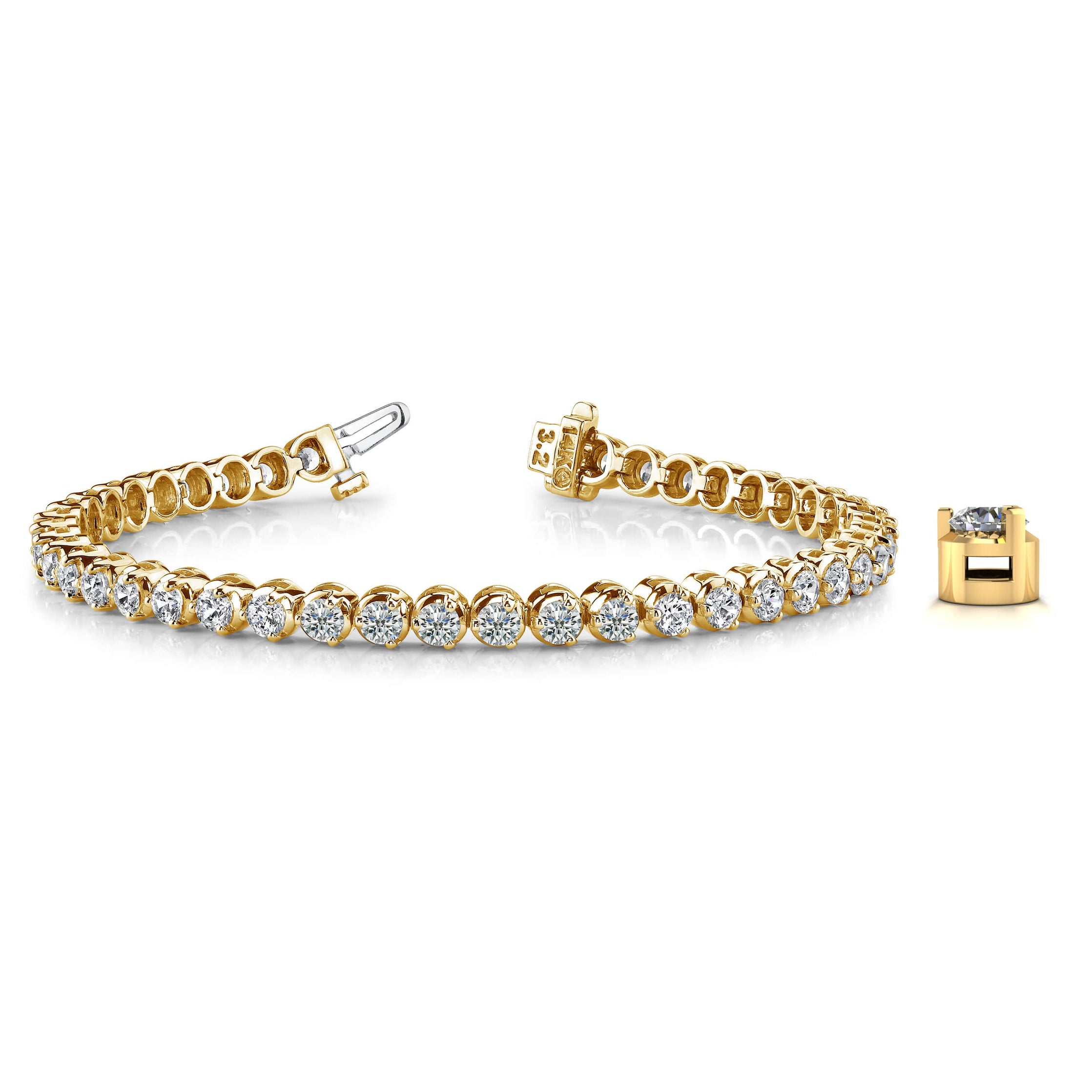 3 Prong Dreams Tennis Bracelet