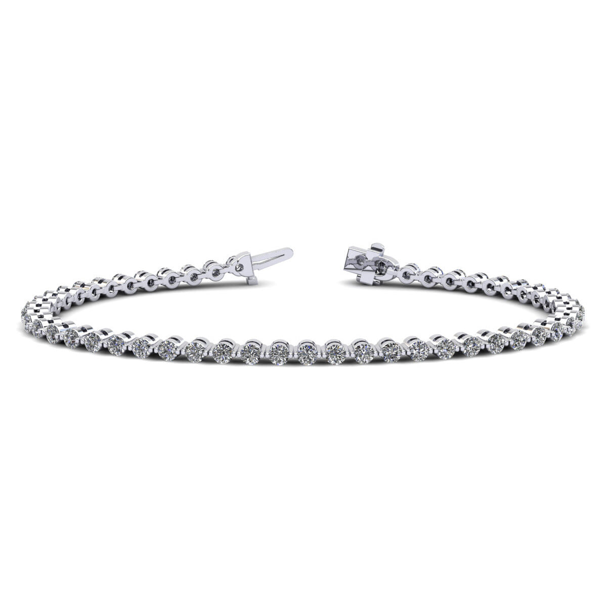 Classic Prong Set Diamond Tennis Bracelet