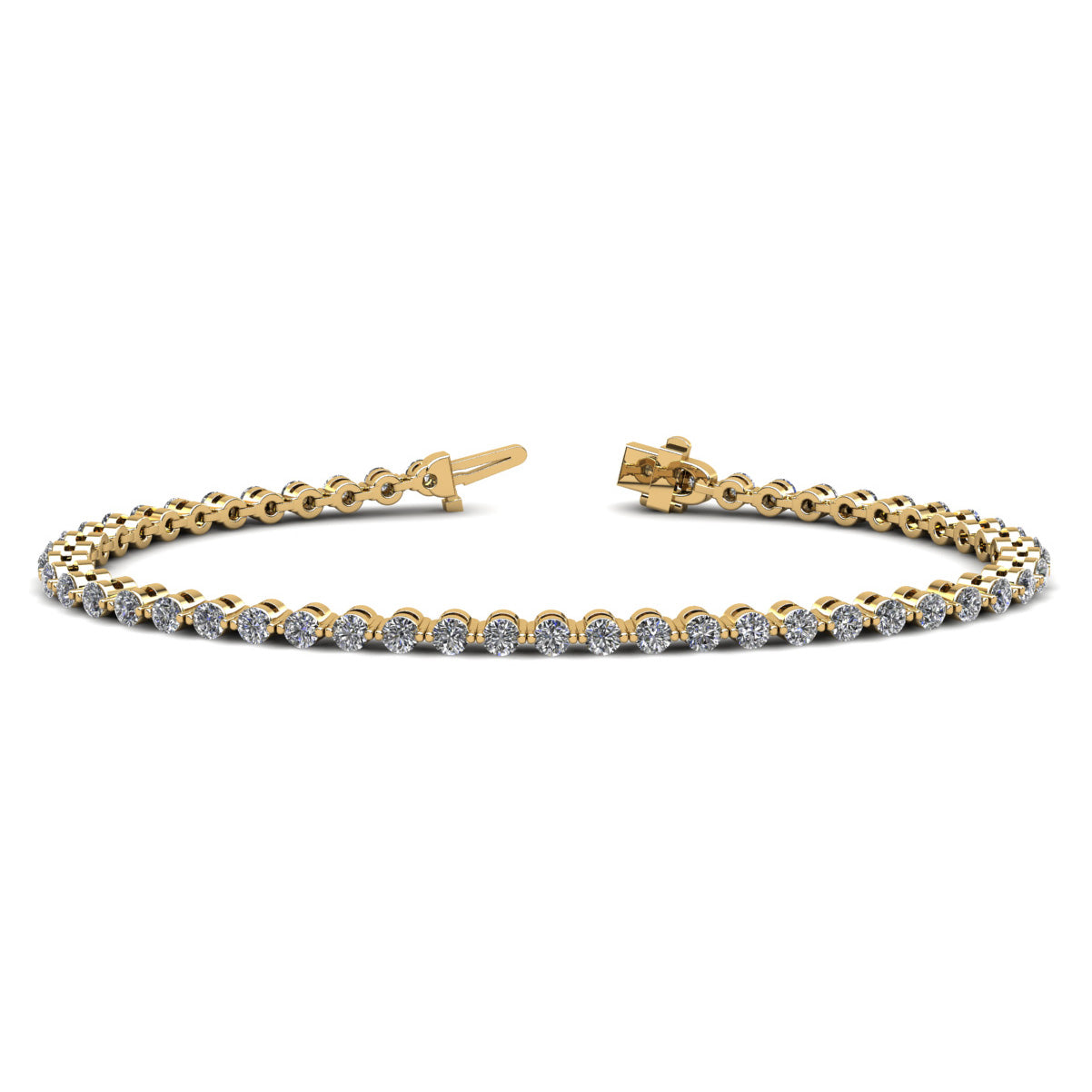 Classic Prong Set Diamond Tennis Bracelet