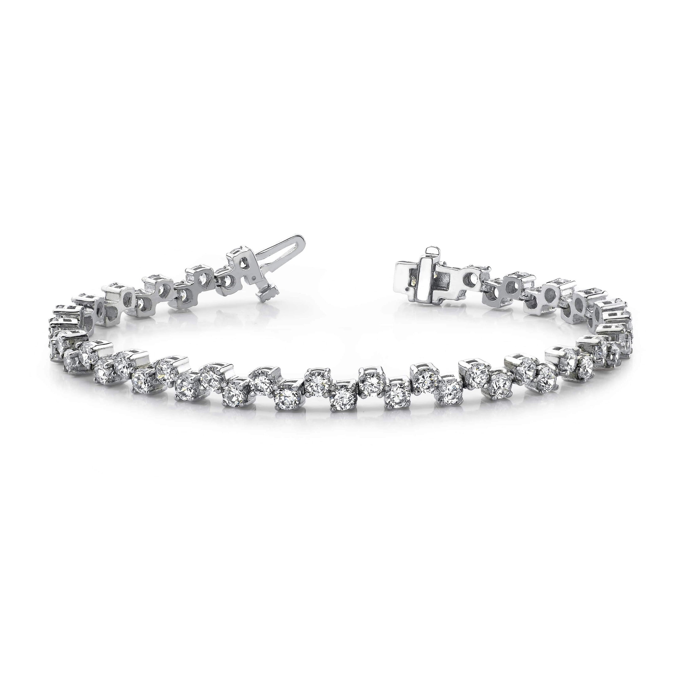 Zig Zag Diamond Bracelet