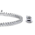 Load image into Gallery viewer, 2 Prong Set Round Diamond Tennis Bracelet
