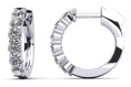 Load image into Gallery viewer, Common Prong Huggie Diamond Hoop Earrings
