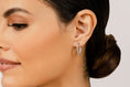 Load image into Gallery viewer, Single Row Inside Out Diamond Hoop Earring Petite
