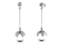 Load image into Gallery viewer, Finishing Touch Pearl And Diamond Drop Earrings
