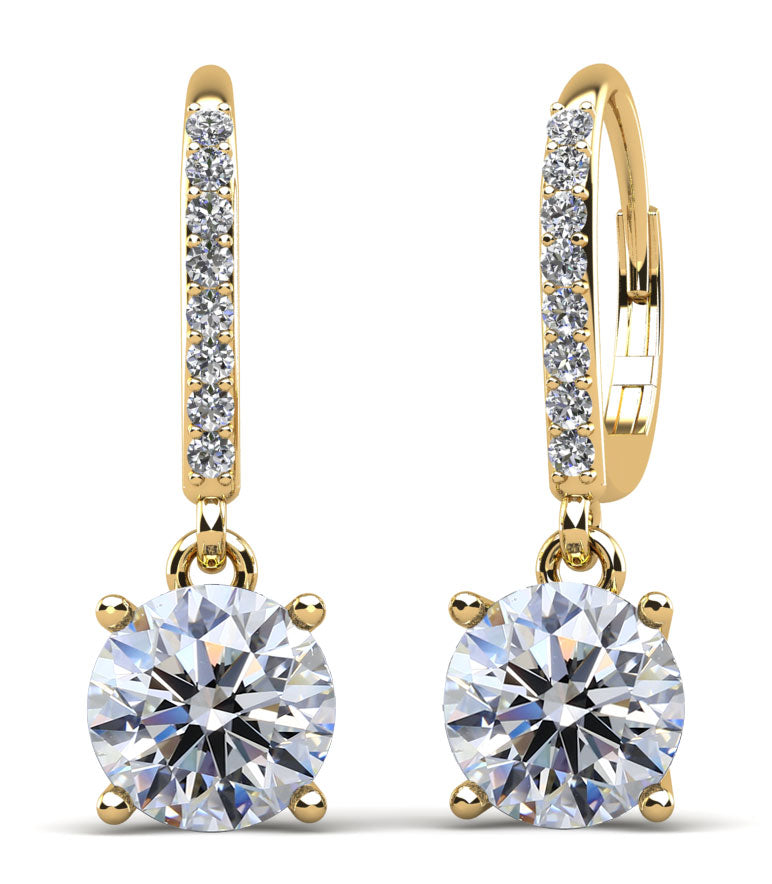 Brilliance Diamond Drop Earrings