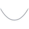 Load image into Gallery viewer, Timeless Three Prong Riviera Diamond Tennis Necklace
