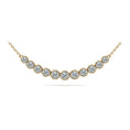 Load image into Gallery viewer, Classic Strand Necklace With Graduated Diamonds And Chain
