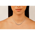 Load image into Gallery viewer, Classic Strand Necklace With Graduated Diamonds And Chain
