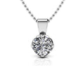 Load image into Gallery viewer, Floral Blossom Diamond Pendant
