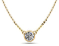 Load image into Gallery viewer, Simply Solitaire Bezel Set Diamond Pendant
