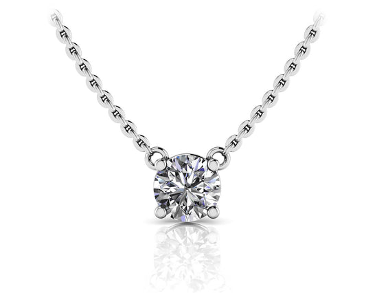 Simply Divine Diamond Solitaire Pendant